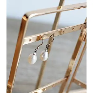 vintage style gold jewelry display stand earrings organizer holder metal jewelry stand for bracelet necklace