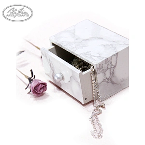 Wholesale custom marble pattern printed jewellery box
