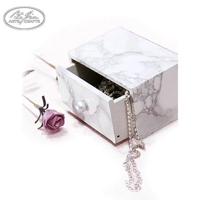 Wholesale custom marble pattern printed jewellery box