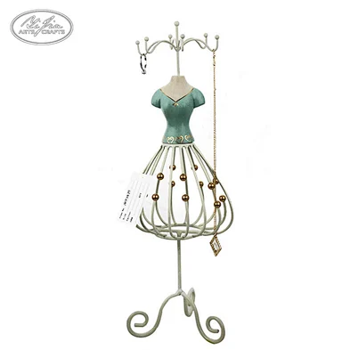 Cheap metal jewelry holder for necklace ring bracelet