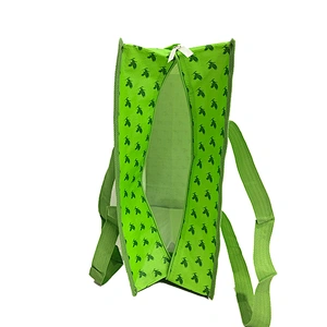 Customized eco friendly pp woven shopping bag foldable for supermarket