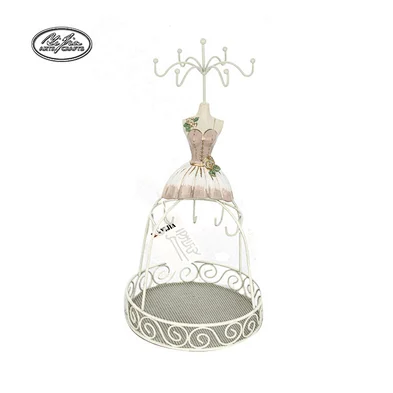 Metal mannequin jewelry holder, jewelry doll display stand