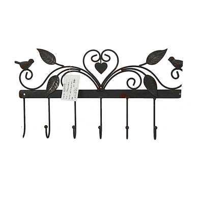 Newest high performance cheap metal black decorative wall hook