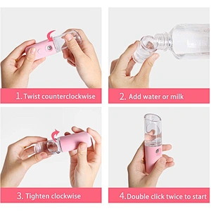 2020 beauty skin care mini spray electric water fine facial nano mist sprayer