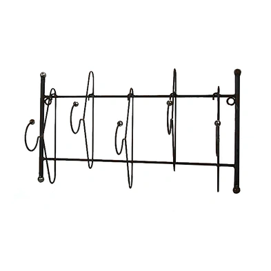 Newest high performance cheap metal black decorative wall hook