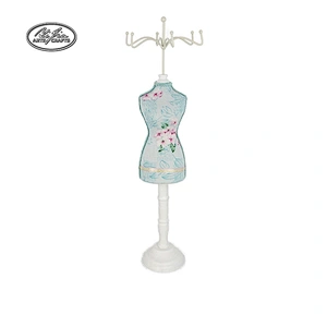 Antique elegant jewelry display doll shaped jewelry holder