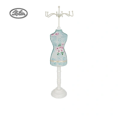 Antique elegant jewelry display doll shaped jewelry holder