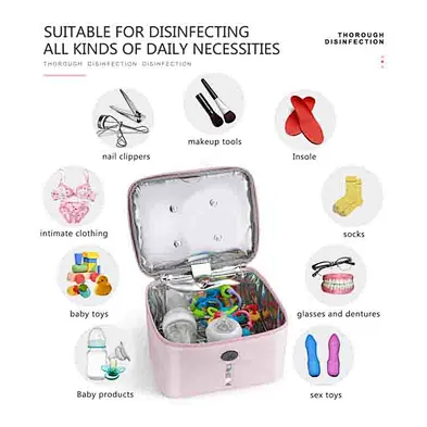 UV Sterilizer Box UVC LED Light Disinfection Bag For Beauty Tools Baby Bottle Underwear