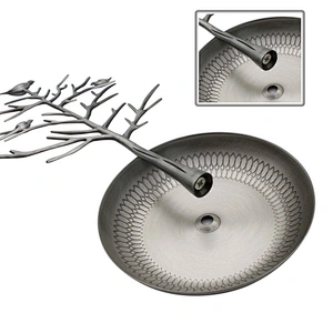 Decorative jewelry necklace tree display jewellery stand metal tree ring jewelry holder