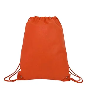 Promotional Customized Colorful Printed Non-Woven Drawstring Bag for Giveaway Favors or Daily Use