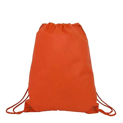 Promotional Customized Colorful Printed Non-Woven Drawstring Bag for Giveaway Favors or Daily Use