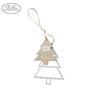Wooden home decoration Christmas light star