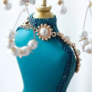 Lady Model Earring Display Rack Mannequin Princess Necklace Jewelry Stand Holder For Women Girl Gifts