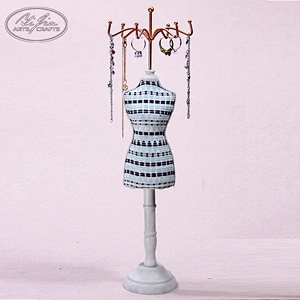 Fashion customized ring necklace jewelry doll mini mannequin jewelry holder