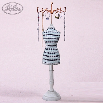 Fashion customized ring necklace jewelry doll mini mannequin jewelry holder