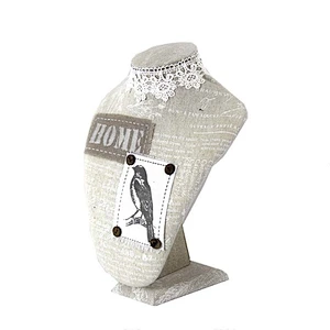 elegant design jewelry bust displays center showcase necklace display bust mannequin