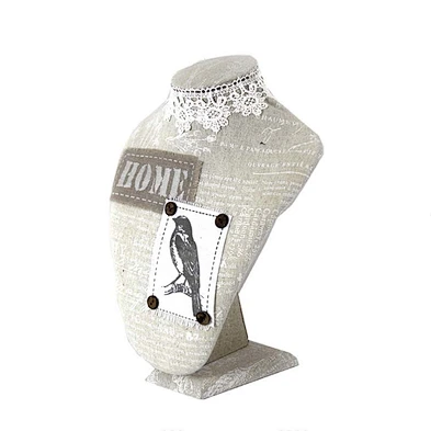 elegant design jewelry bust displays center showcase necklace display bust mannequin