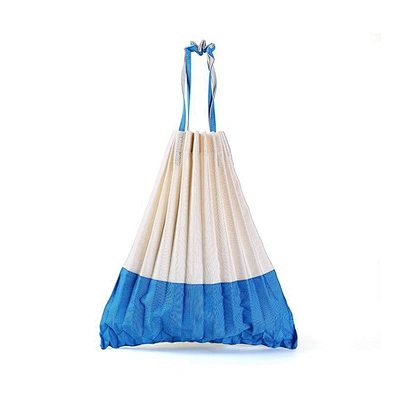 Casual Polyester Pleated Shopping Bag Single Shoulder Foldable Reusable Pleated Tote Bag