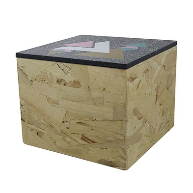 Nature style wooden custom logo print box