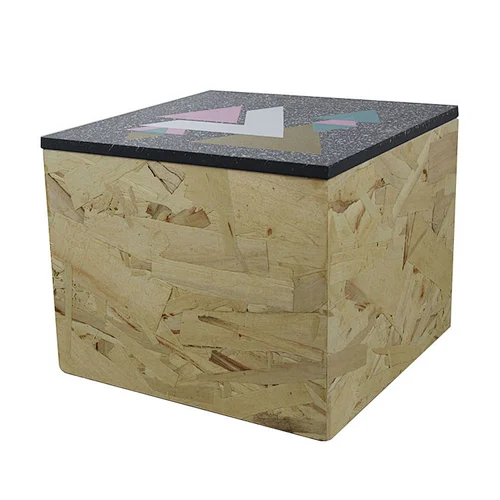Nature style wooden custom logo print box