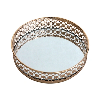 Jewelry display tray creative decoration mirror rotation jewelry shooting props cosmetic Jewelry storage tray