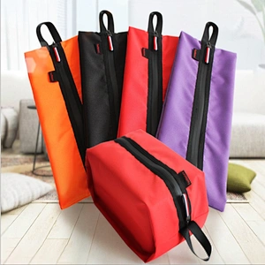 Foldable Waterproof Portable Shoe Organizer Bag with zipper