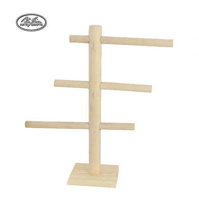 Handmade wooden jewelry bracelet display stand jewelry display doll stand