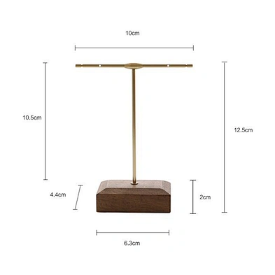 Customized  earrings holder stand 	earring wooden metal holder earrings stand holder displayer