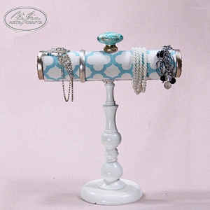 Customized t-bar jewelry watch display holder stand