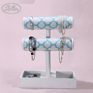 Wholesale desktop T-bar bracelet display stand ring necklace jewelry display