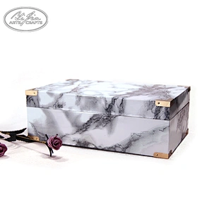 Custom Marble Pattern Wooden Jewelry Box