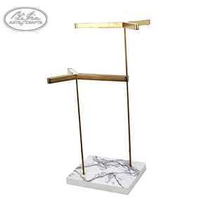 Home Decor Y Shape Rack, Antique Metal Jewelry Display Stand
