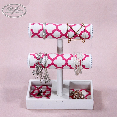 Wholesale desktop T-bar bracelet display stand ring necklace jewelry display