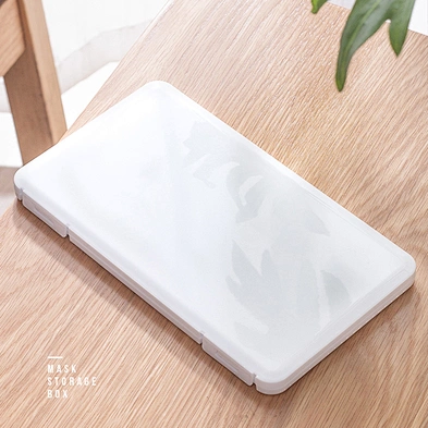 Portable Foldable Plastic Mask Keeper Storage Box Disposable Mask Storage Box