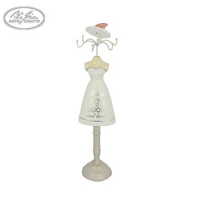 Polyresin vintage home decor mannequin jewelry display holder