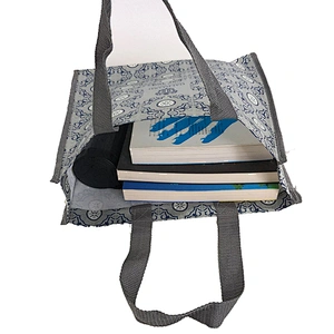 wholesale collapsible foldable reusable shopping bags with logos custom print