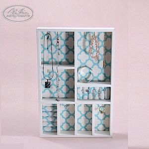 Wholesale handmade wood necklace ring jewelry display storage tray