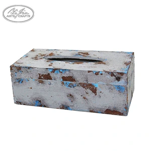 Retro Wood And Fabric Ring Jewelry Box With Drawers