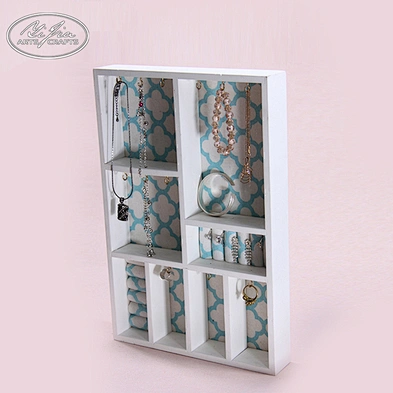 Wholesale handmade wood necklace ring jewelry display storage tray