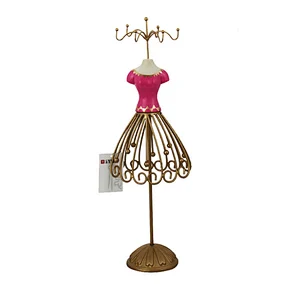Shop decor metal black doll jewelry mannequin display holder