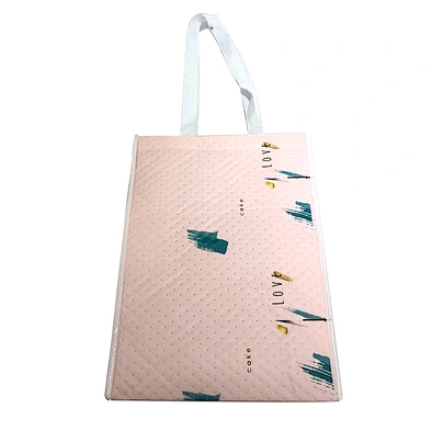 Promotional Custom LOGO Foldable Shopping Non Woven Laminated Tote Bag