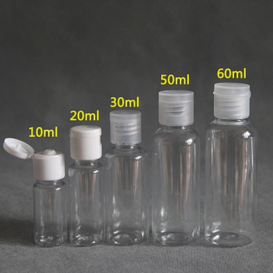 Fast Delivery 30ml Flip Top Cap Disc Plastic Bottles PET Hand Sanitizer Gel Bottle