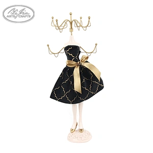 Customized fashion cute decoration jewelry doll stand, jewelry holder earring