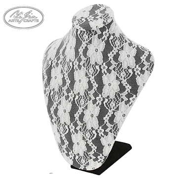 Table Top Velvet Bust Jewelry Display, Mannequin Necklace Jewelry Stand