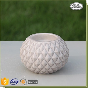 Home decoration customized small ceramic candle holder