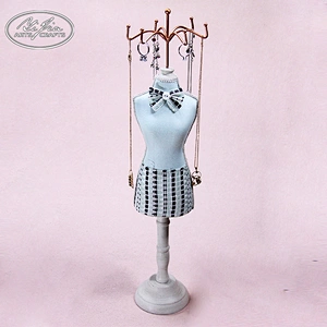 Fashion customized ring necklace jewelry doll mini mannequin jewelry holder