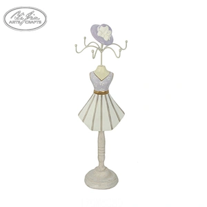 Customized dress doll mannequin resin jewelry holder for necklace