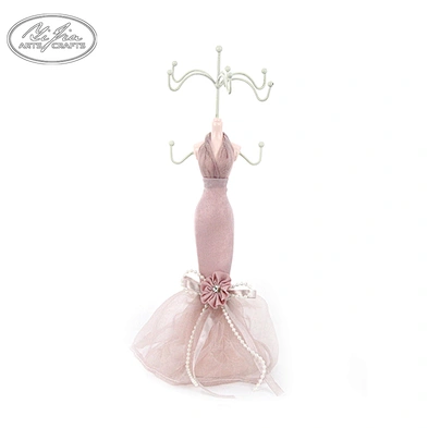 Fashionable Mannequin Decorative Dress Form Ring Necklace Bracelet Display Jewelry Stand
