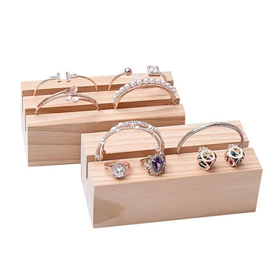 Fashion Decoration Earrings Jewelry Bracelet Wood Display Stand