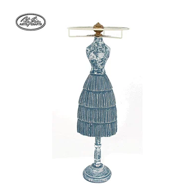 Vintage Style Wooden Jewelry Dolls Display Mannequin Stand For Necklace
